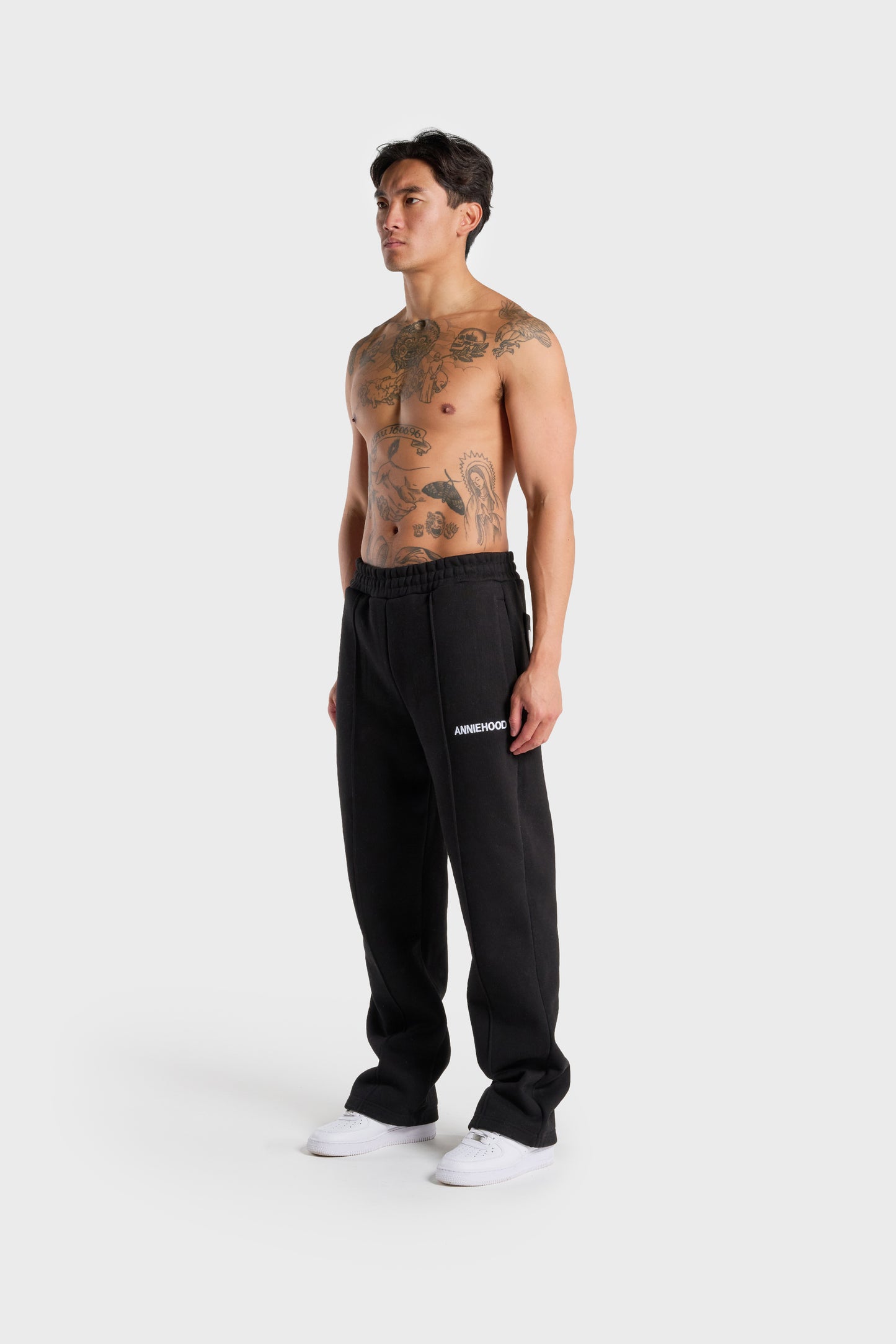 COLLEGE JOGGERS - BLACK