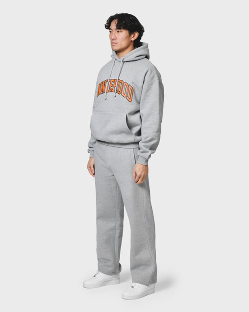 COLLEGE ARCH HOODY - GREY