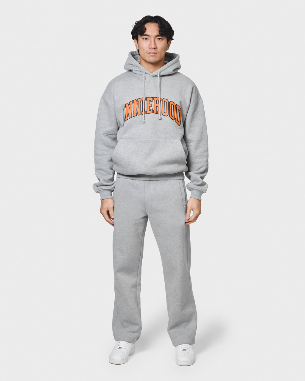 COLLEGE ARCH HOODY - GREY