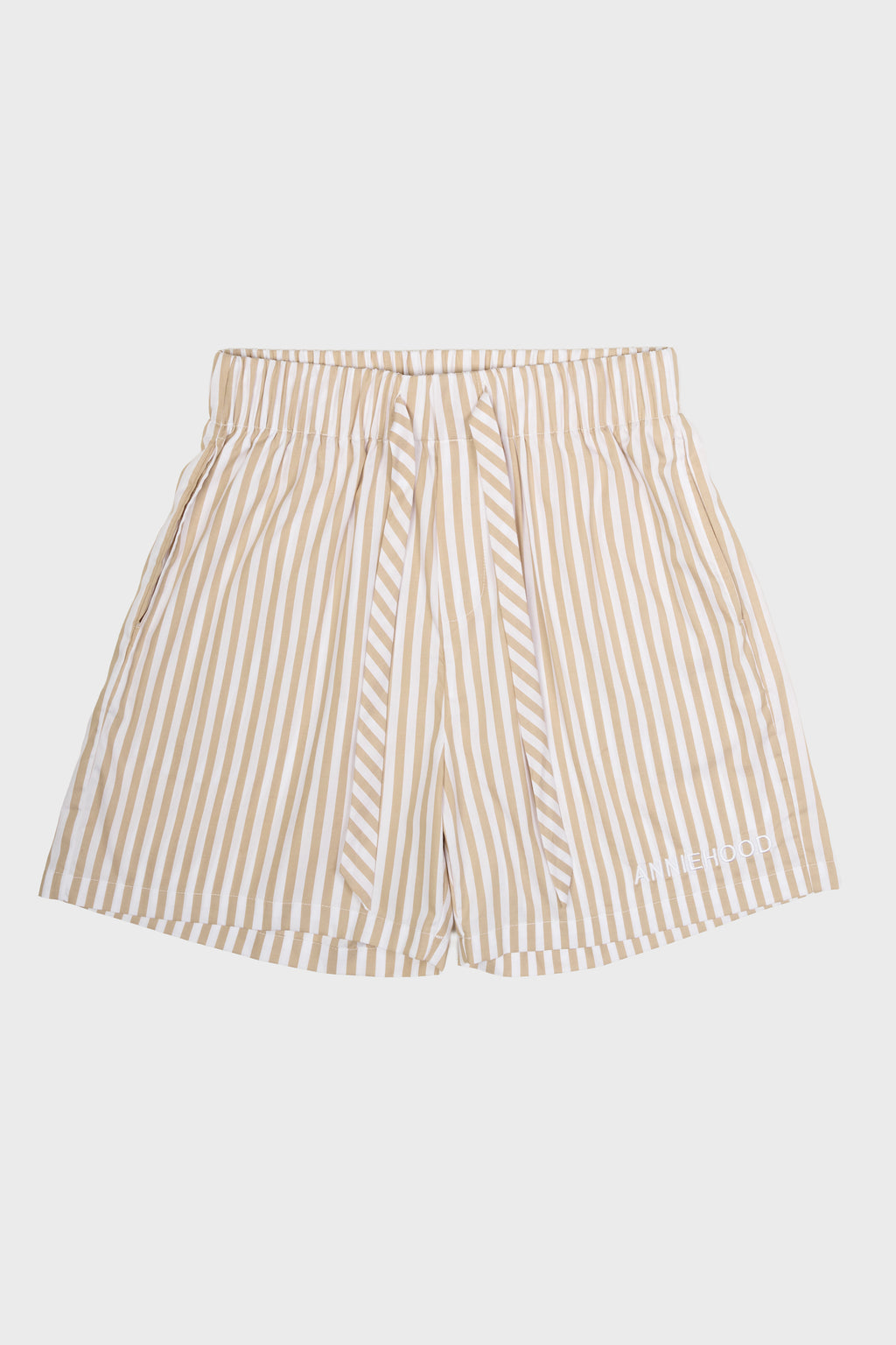 COTTON SHORTS - BEIGE