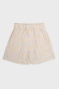 COTTON SHORTS - BEIGE
