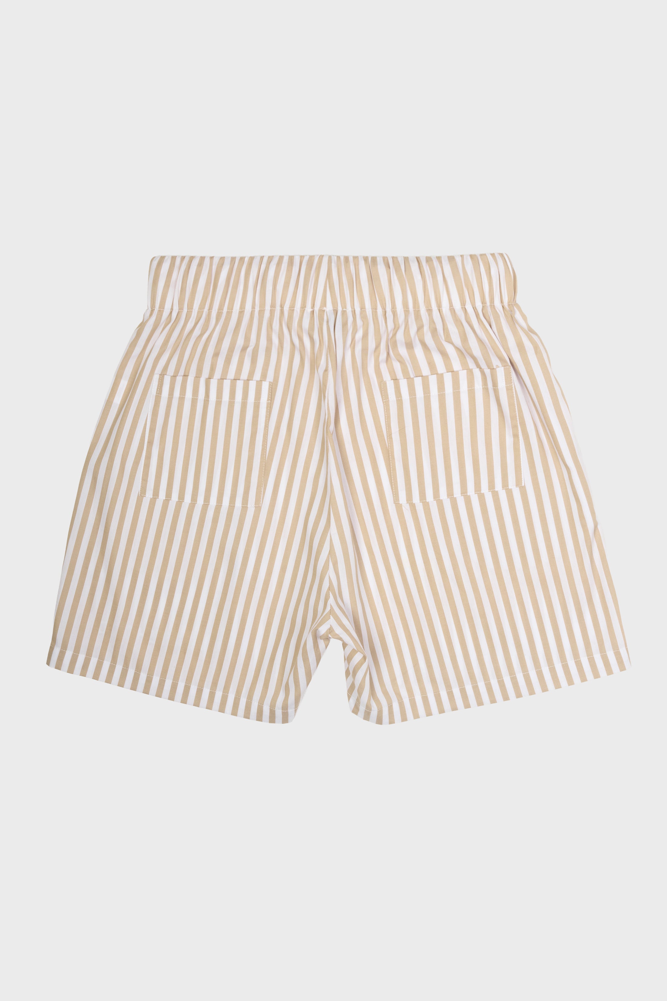 COTTON SHORTS - BEIGE