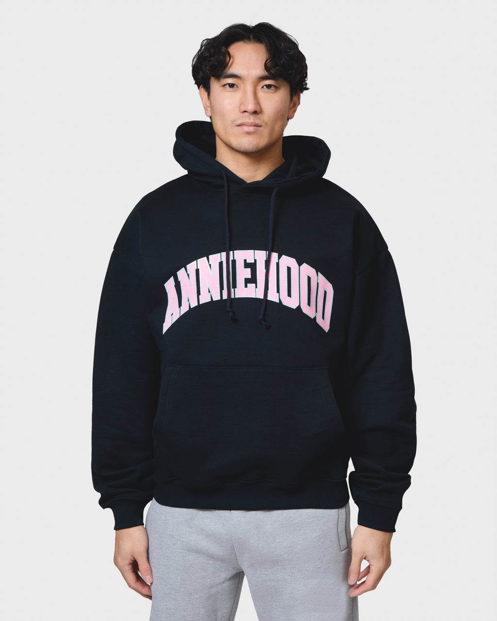 COLLEGE ARCH HOODY - NAVY