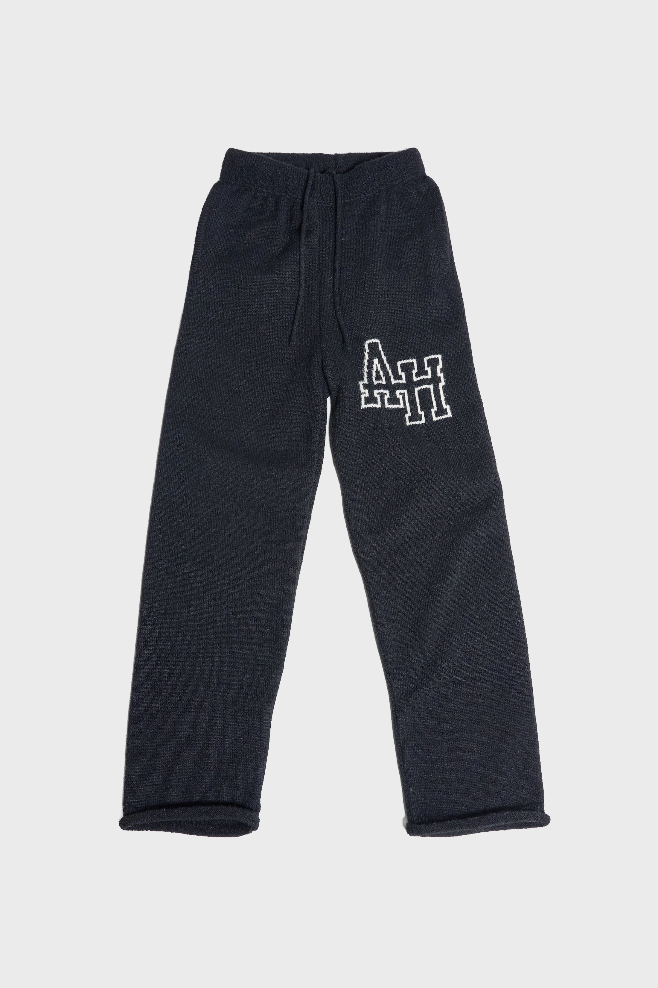 KNIT PANTS - BLACK