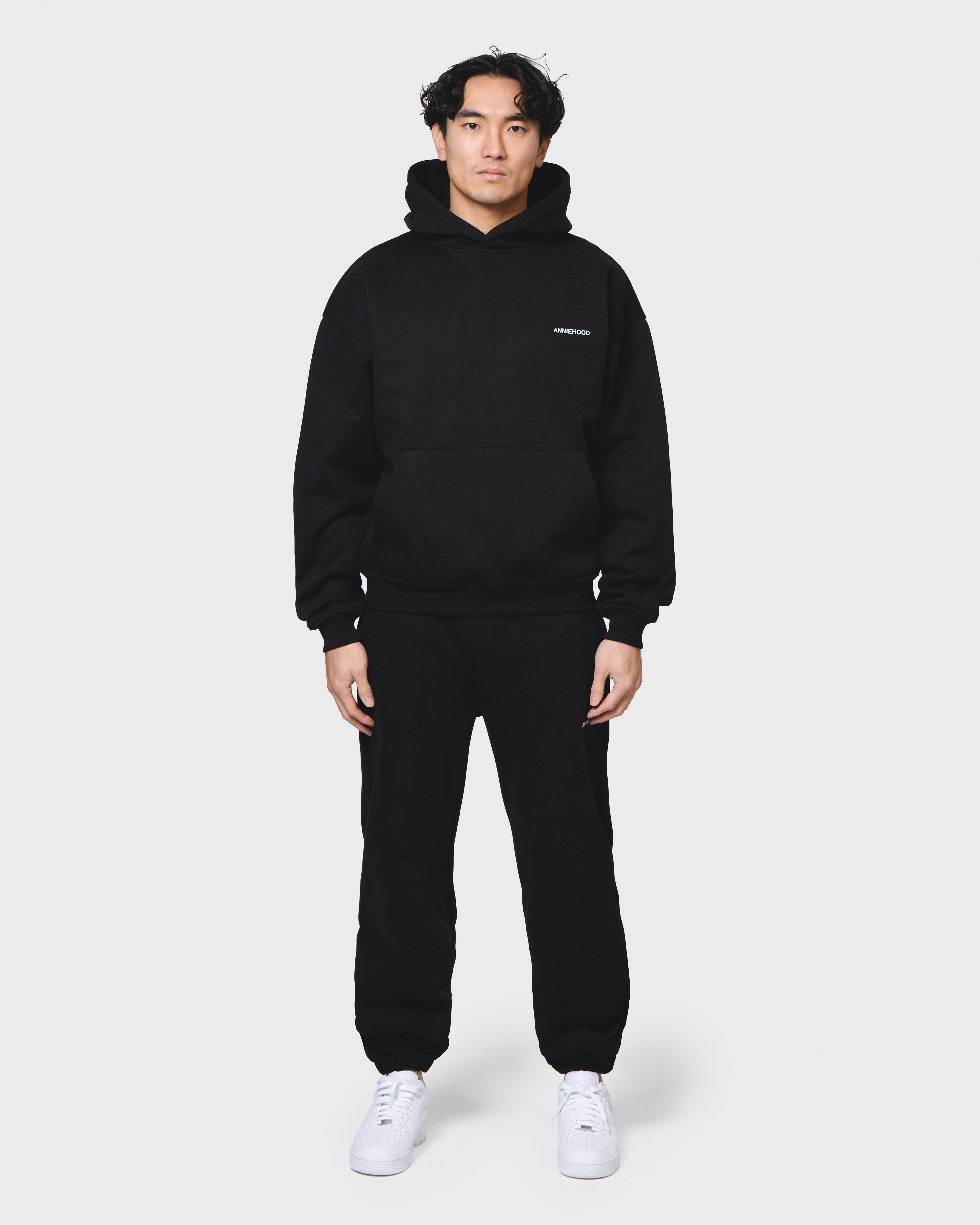 MINI LOGO HOODY - BLACK