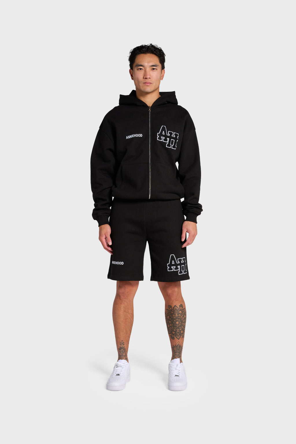 COLLEGE ZIP - BLACK