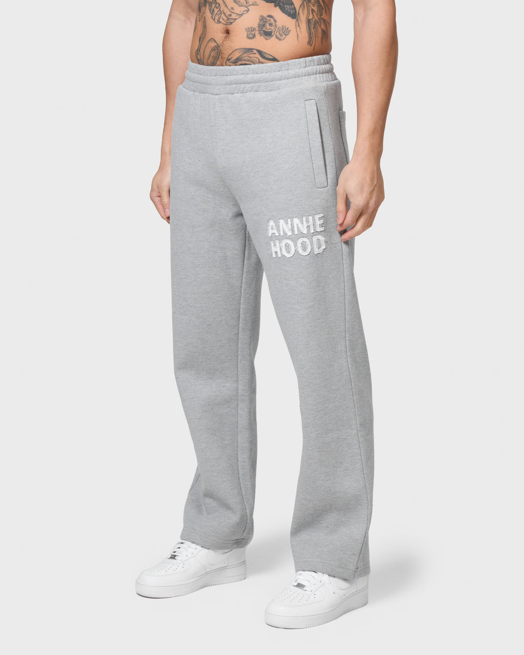APPLIQUE JOGGERS - GREY