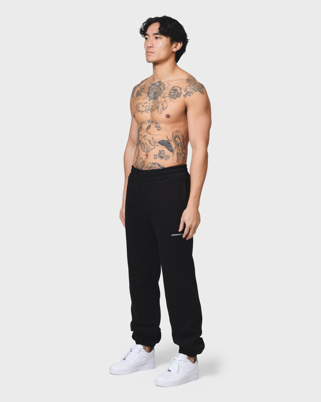 MINI LOGO JOGGERS - BLACK