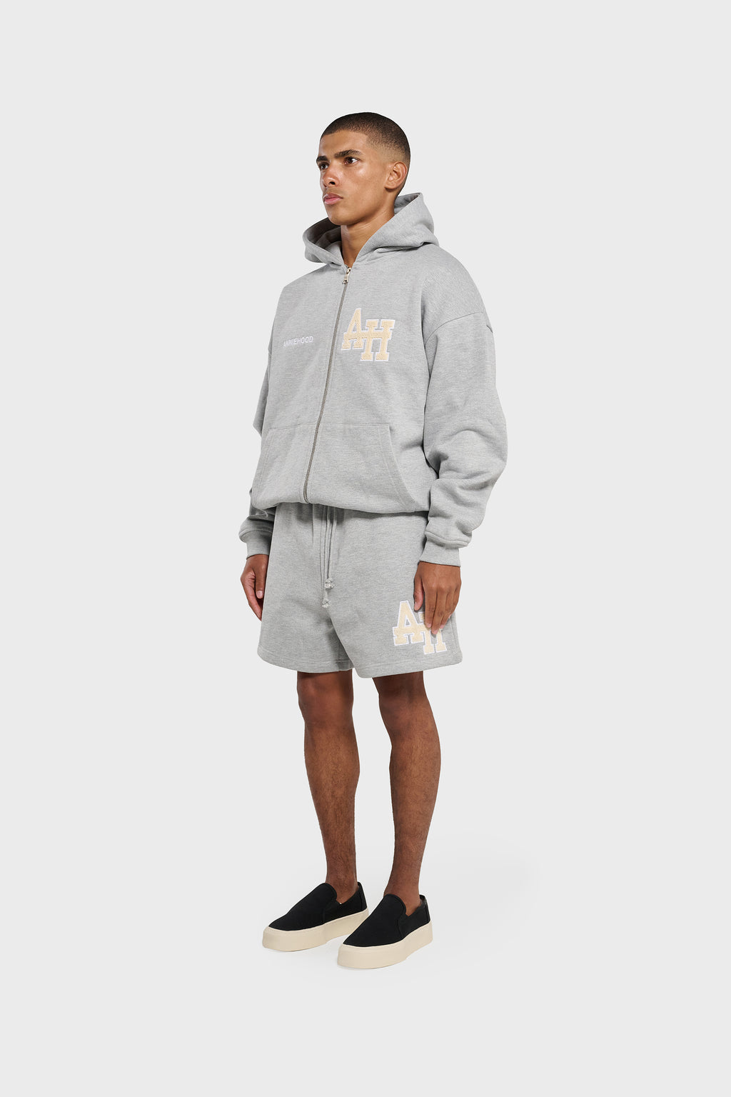 COLLEGE ZIP - GREY