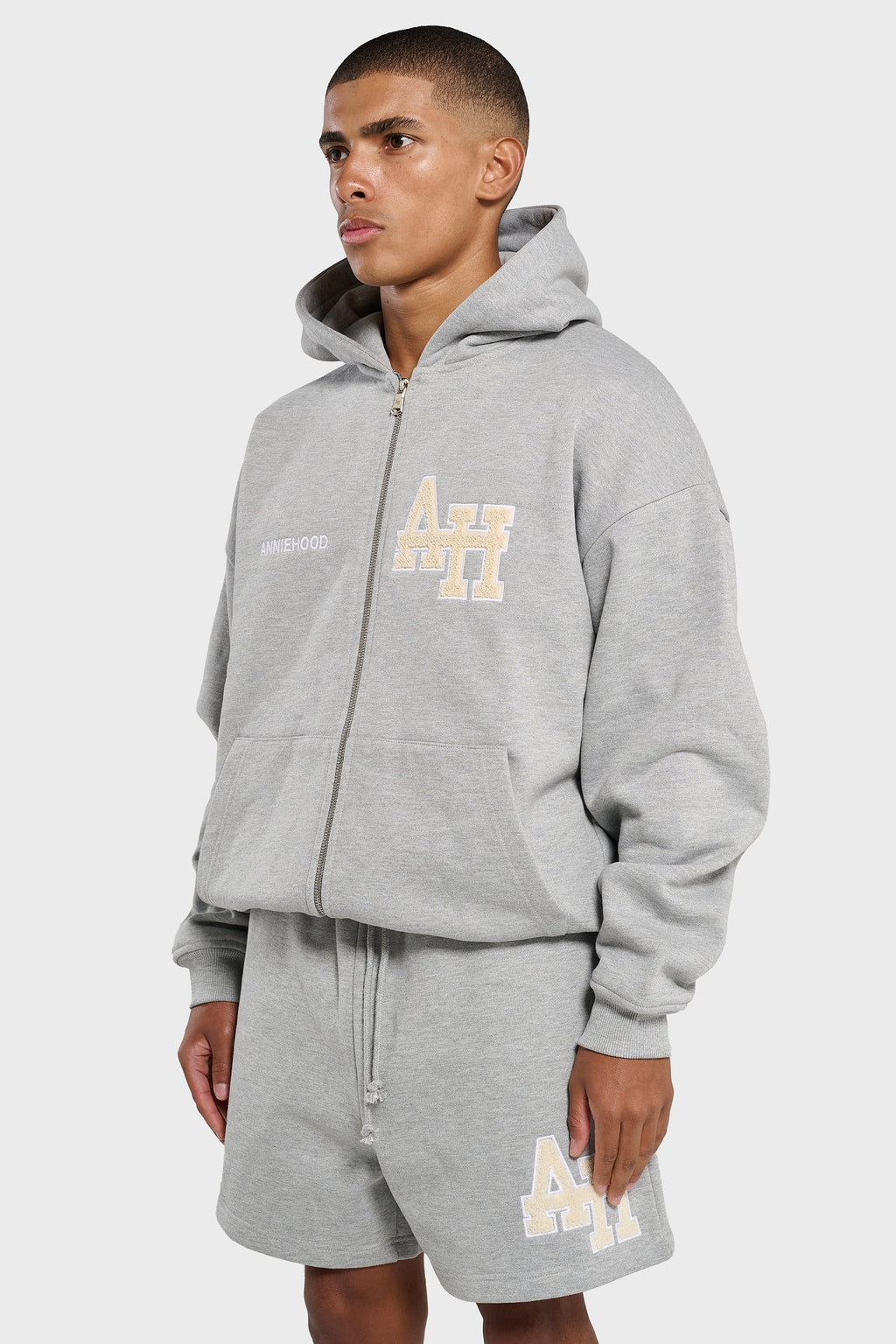 COLLEGE ZIP - GREY