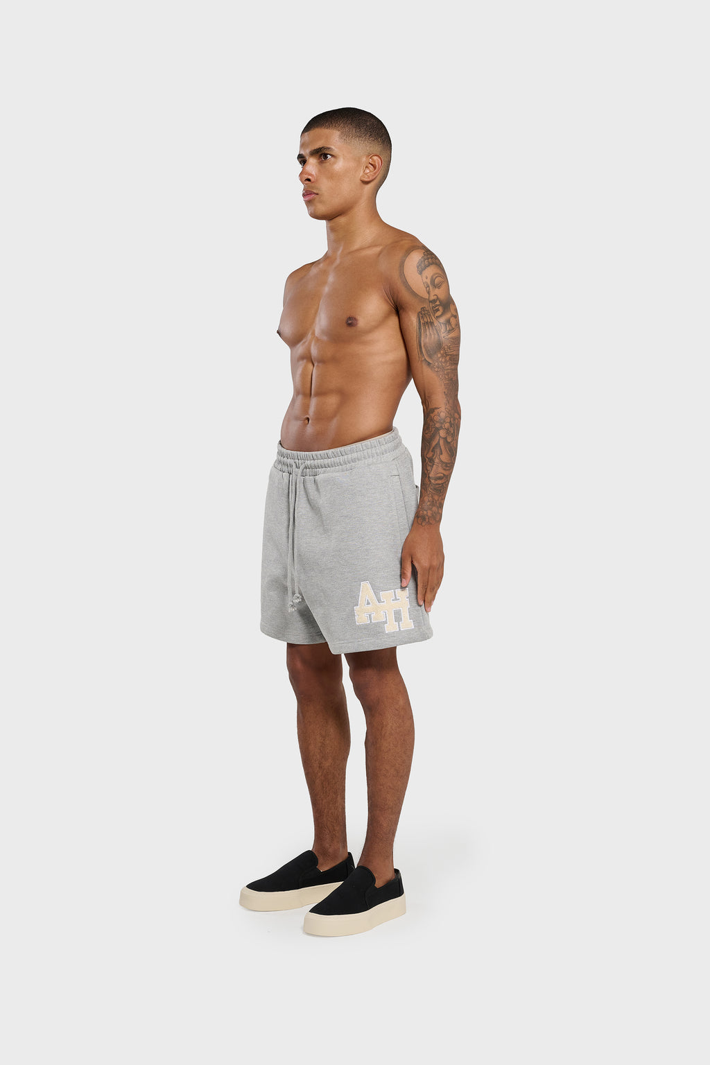 COLLEGE SHORTS - GREY