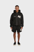 COLLEGE ZIP - BLACK