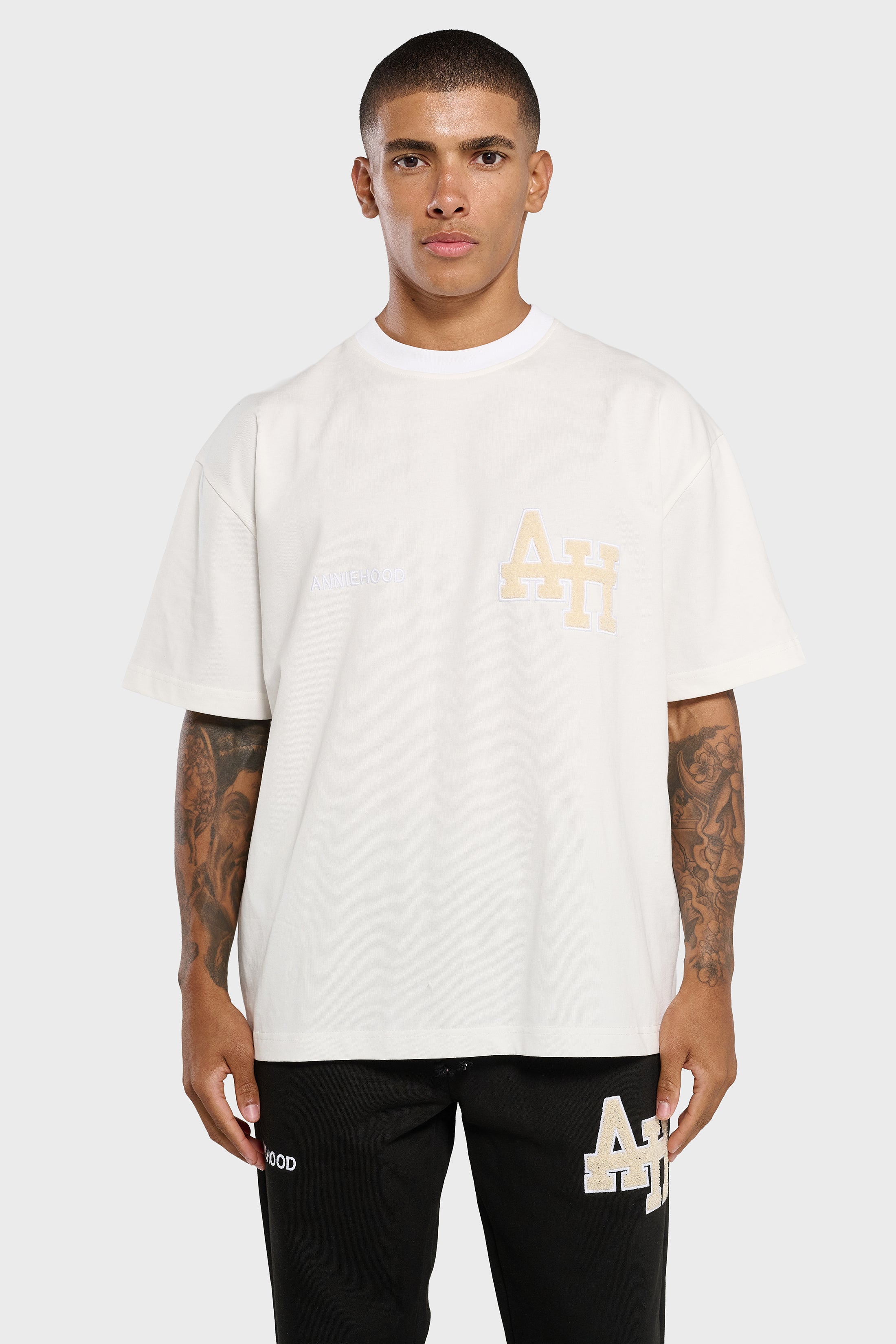 COLLEGE TSHIRT - WHITE