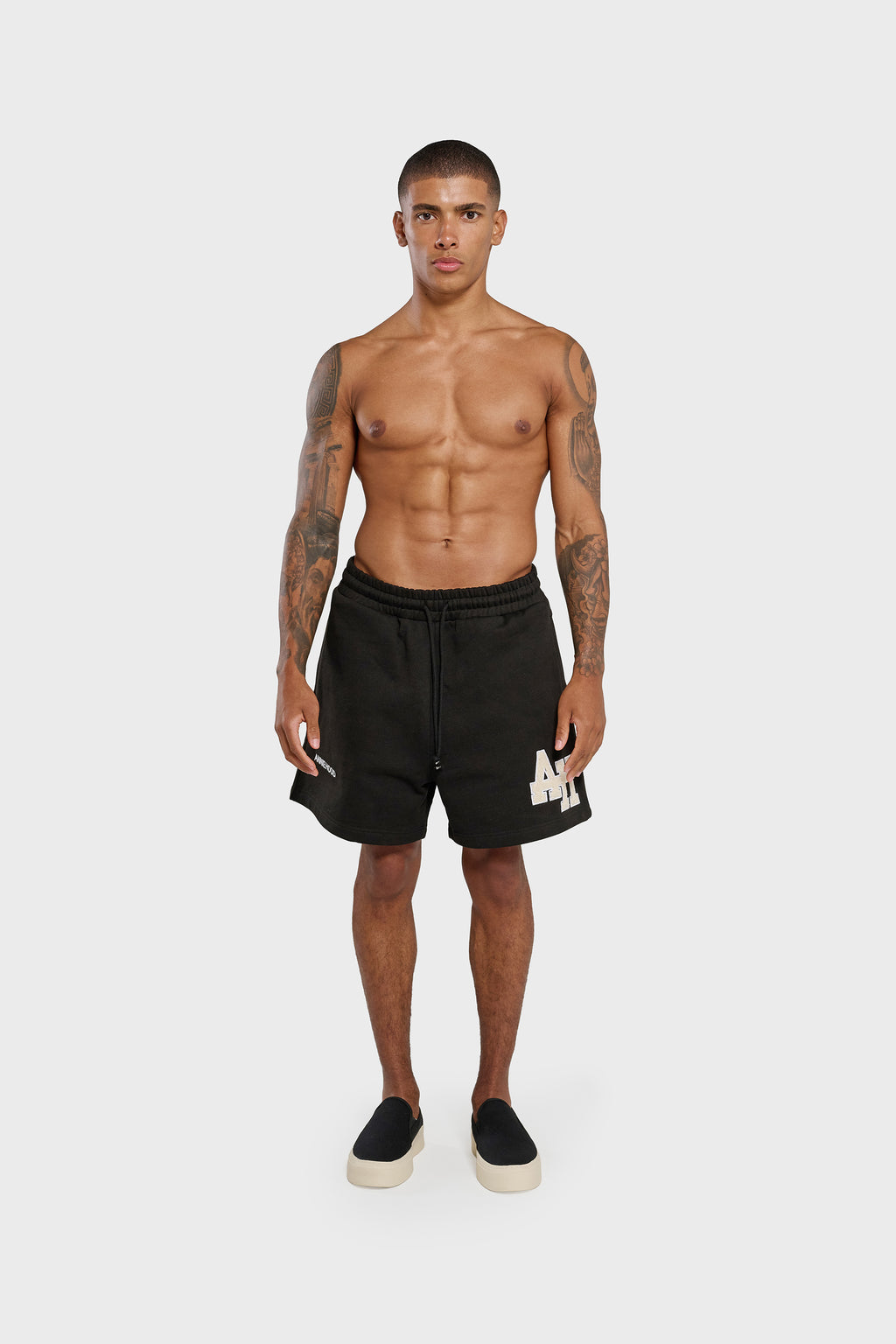 COLLEGE SHORTS - BLACK