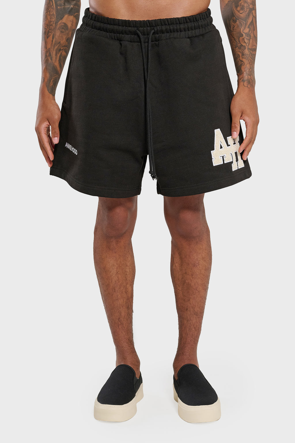 COLLEGE SHORTS - BLACK