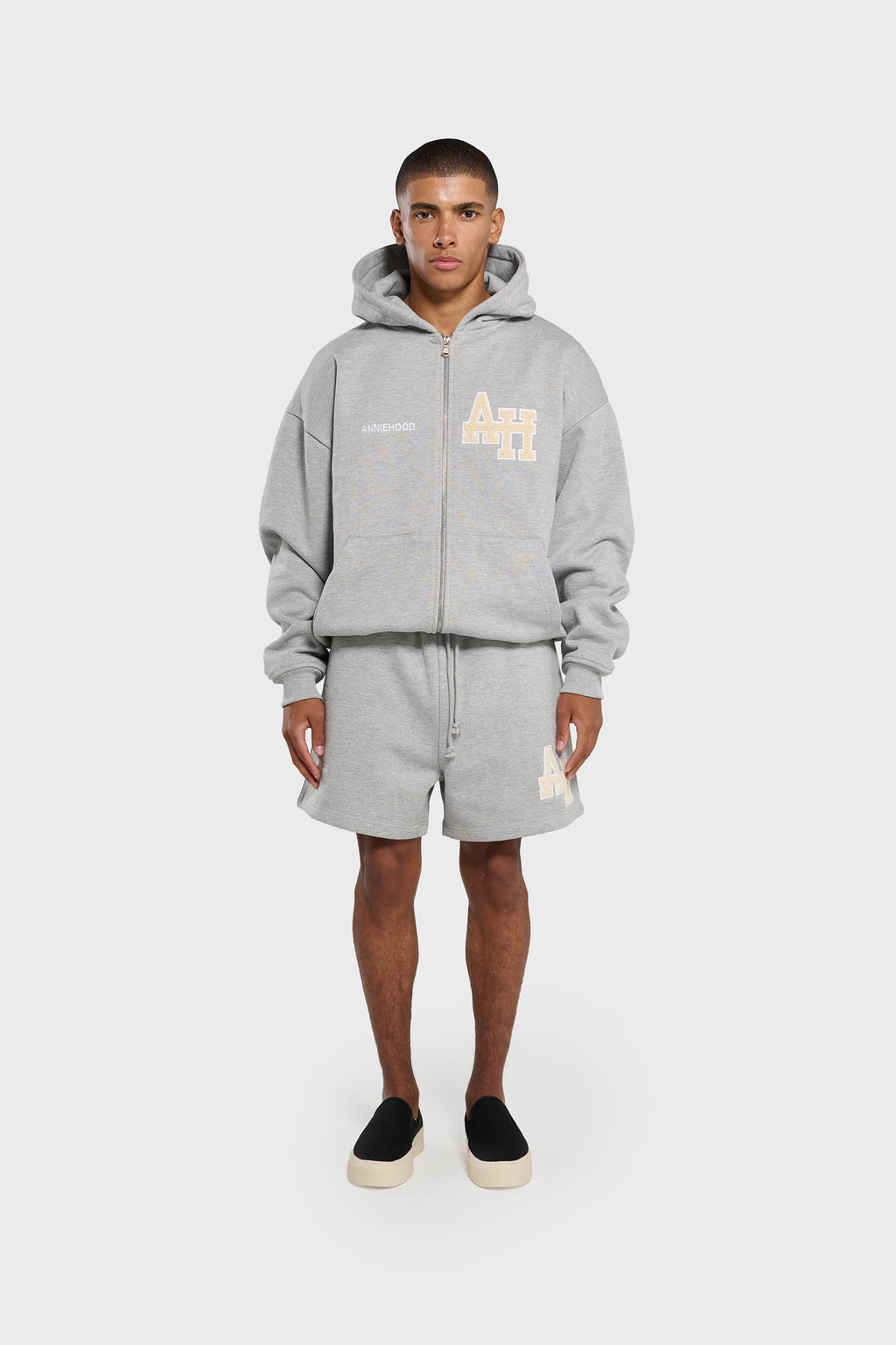 COLLEGE ZIP - GREY