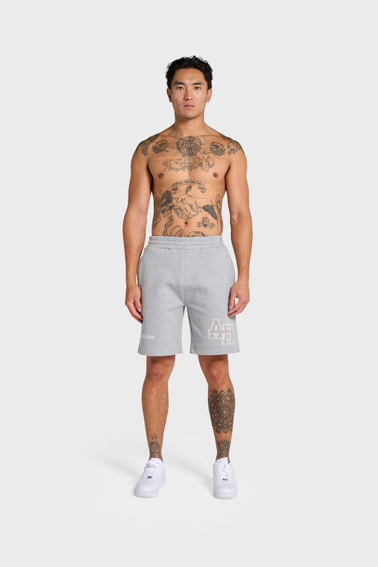 COLLEGE SHORTS - GREY