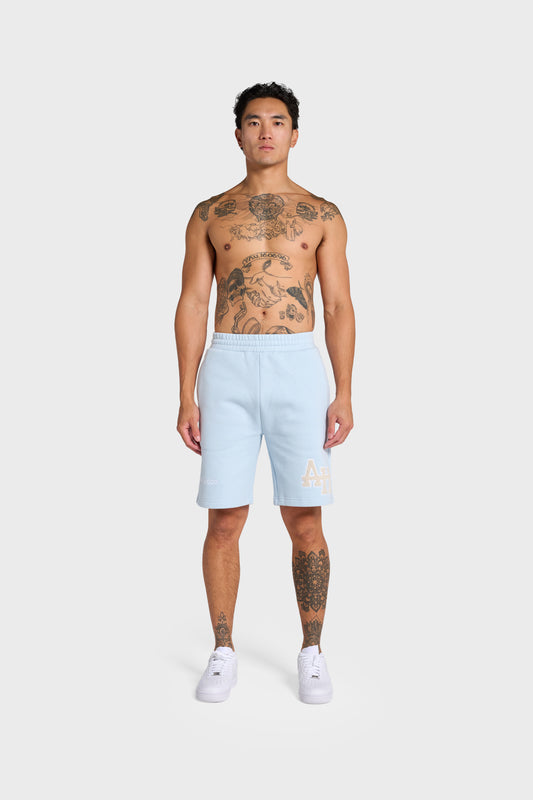 COLLEGE SHORTS - BABY BLUE