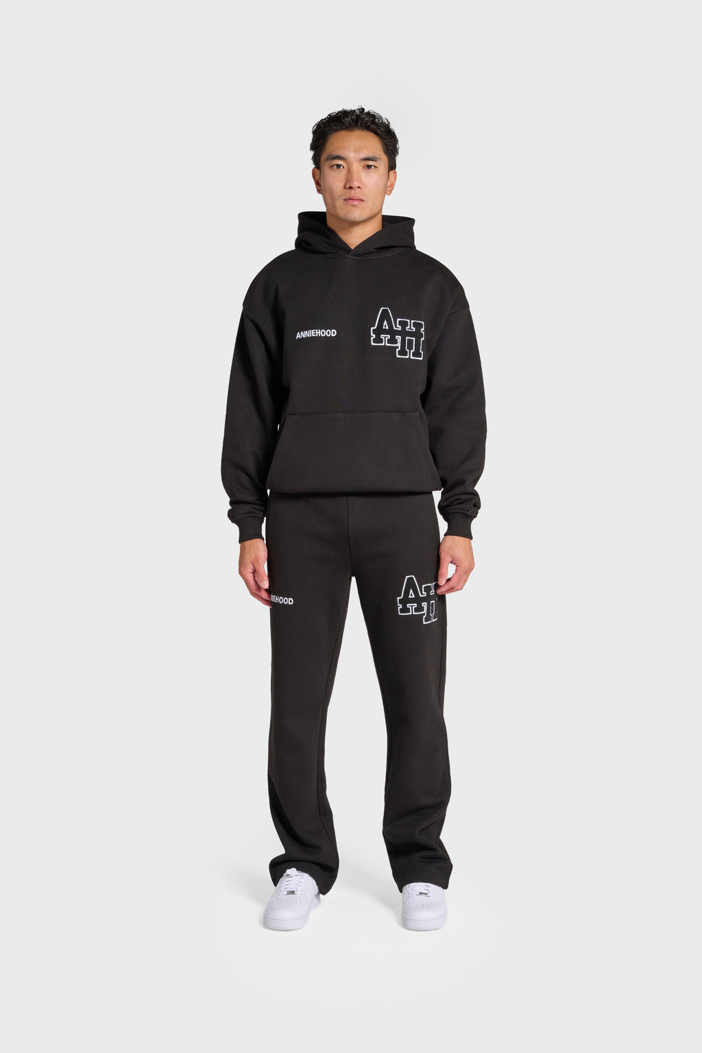COLLEGE HOODY - BLACK