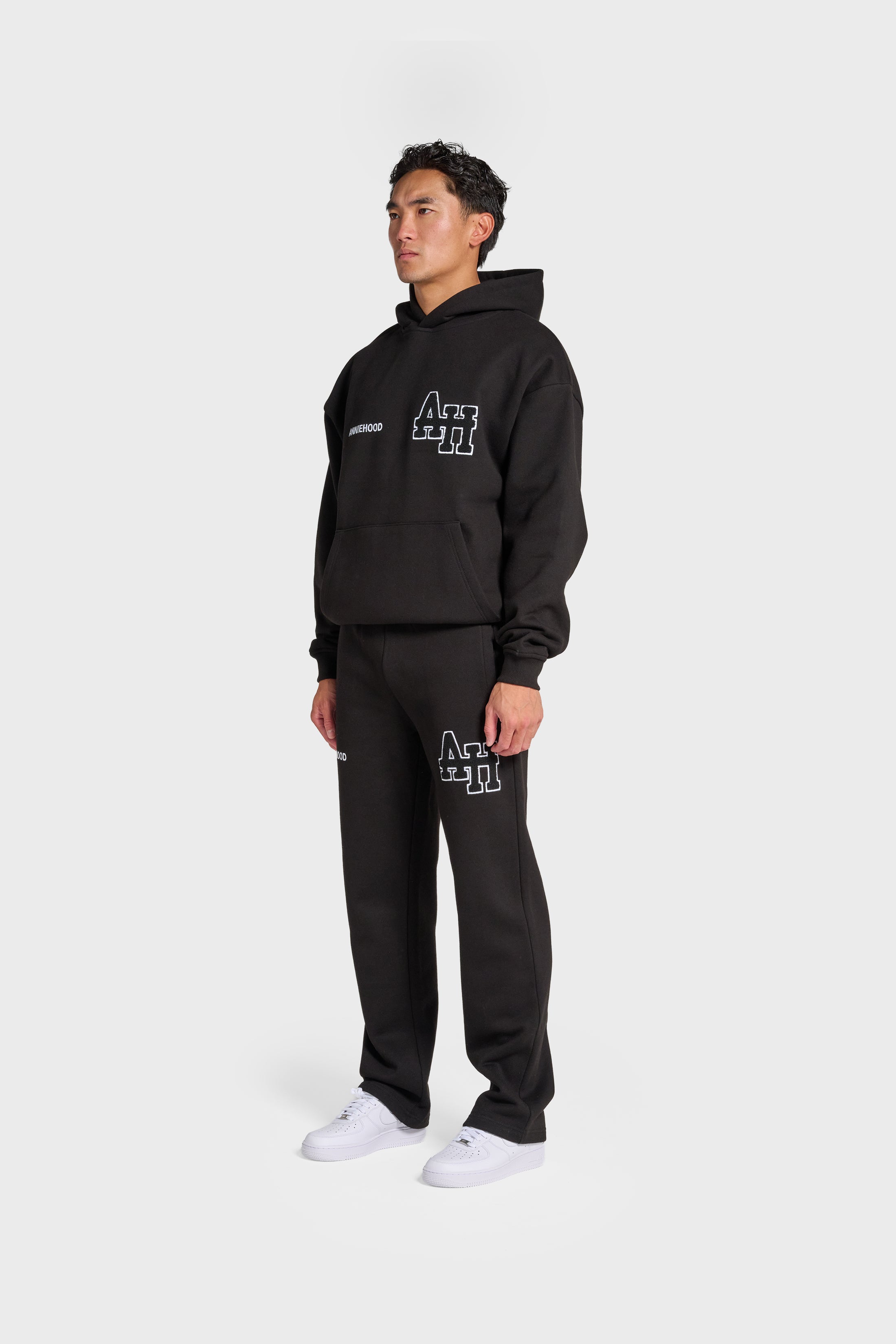 COLLEGE HOODY - BLACK