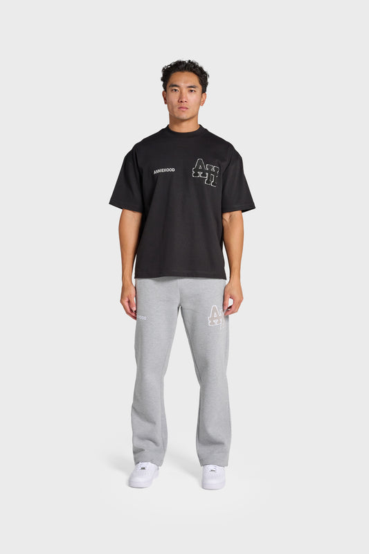 COLLEGE TSHIRT - BLACK