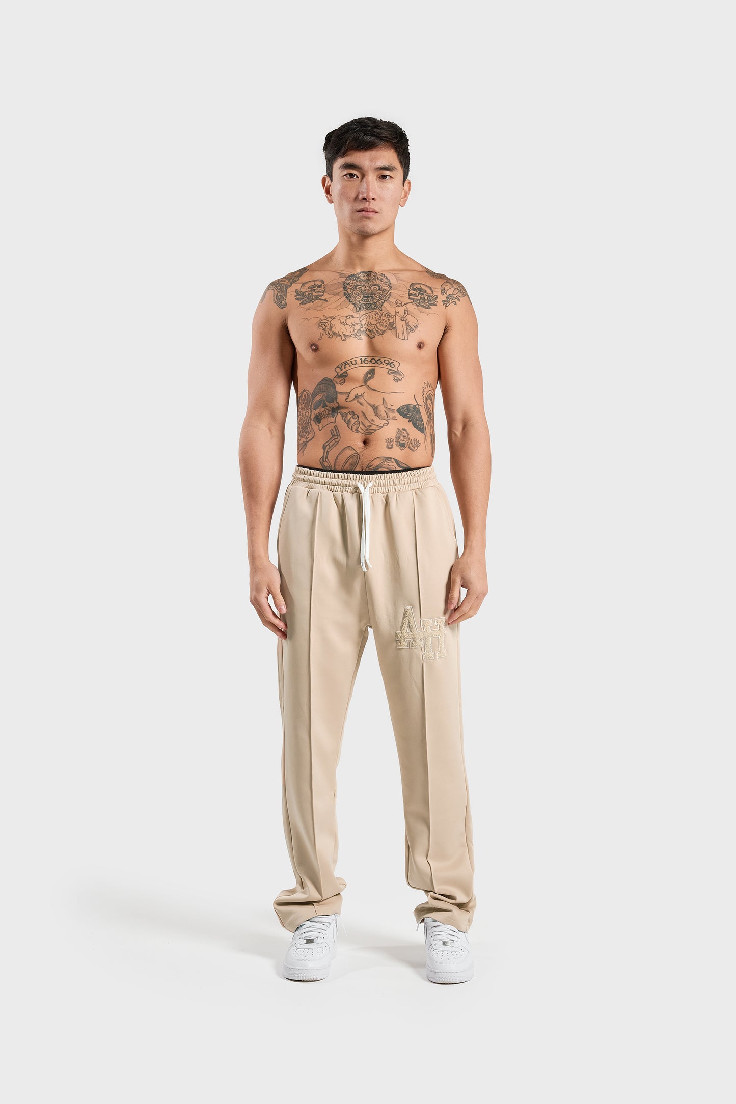 BEIGE TRACK PANT