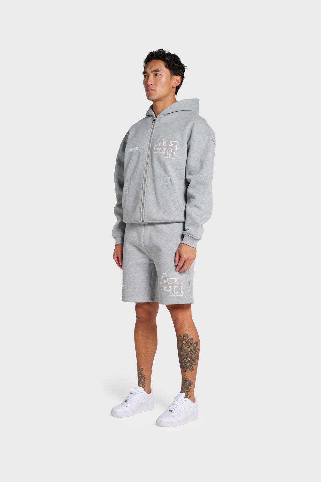 COLLEGE ZIP - GREY