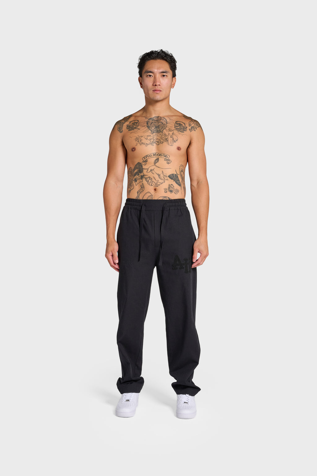 LINEN TROUSER - BLACK