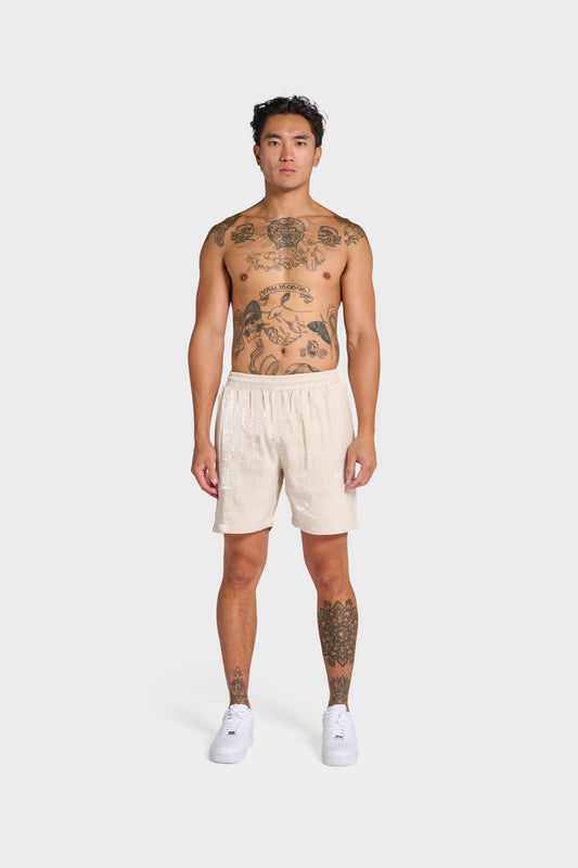 NYLON SHORTS - SILVER