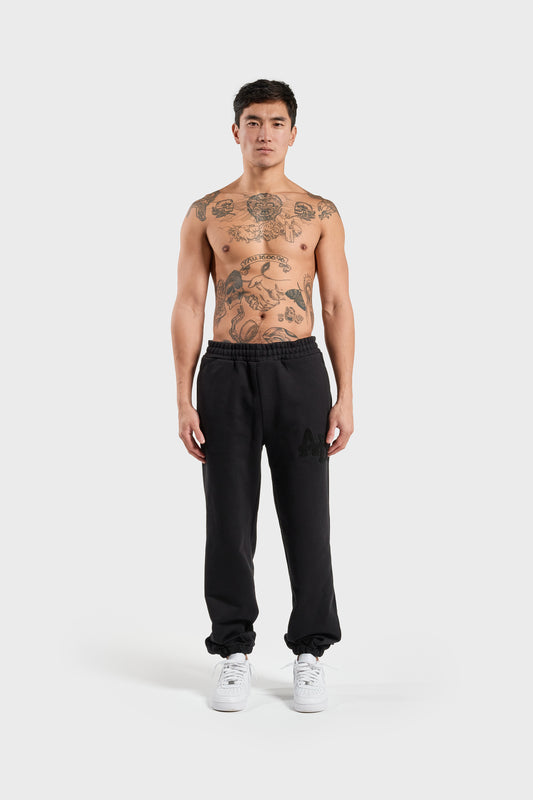 COLLEGE JOGGERS - BLK/BLK