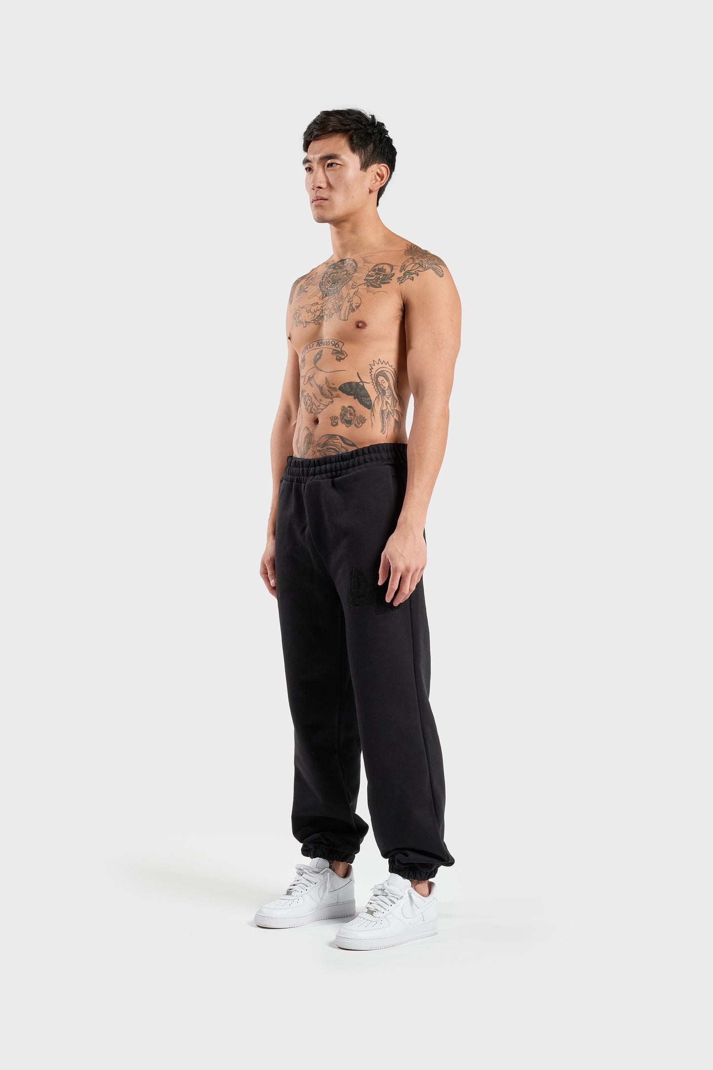 COLLEGE JOGGERS - BLK/BLK