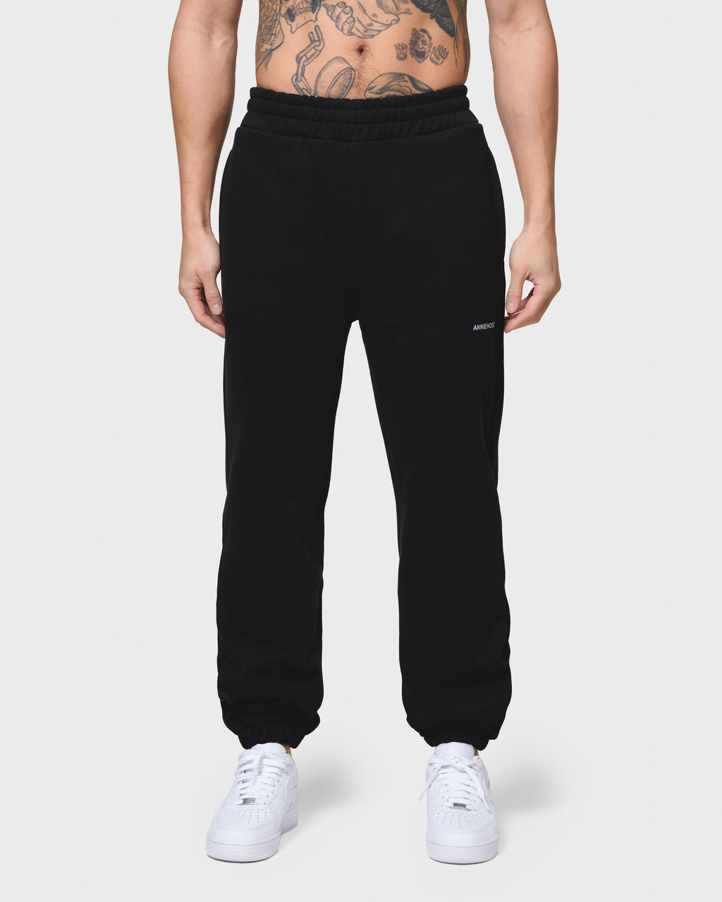 MINI LOGO JOGGERS - BLACK