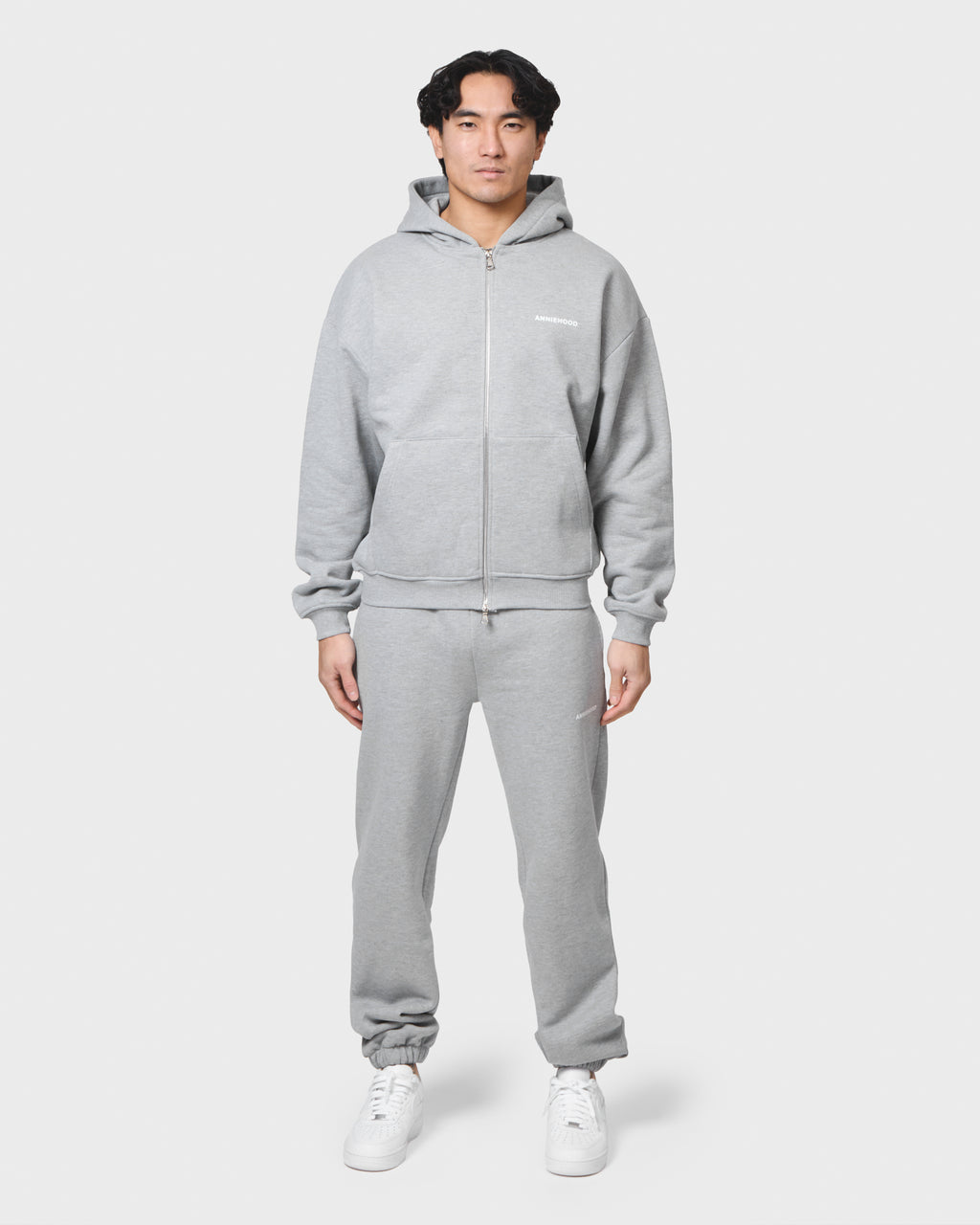MINI LOGO ZIP - GREY