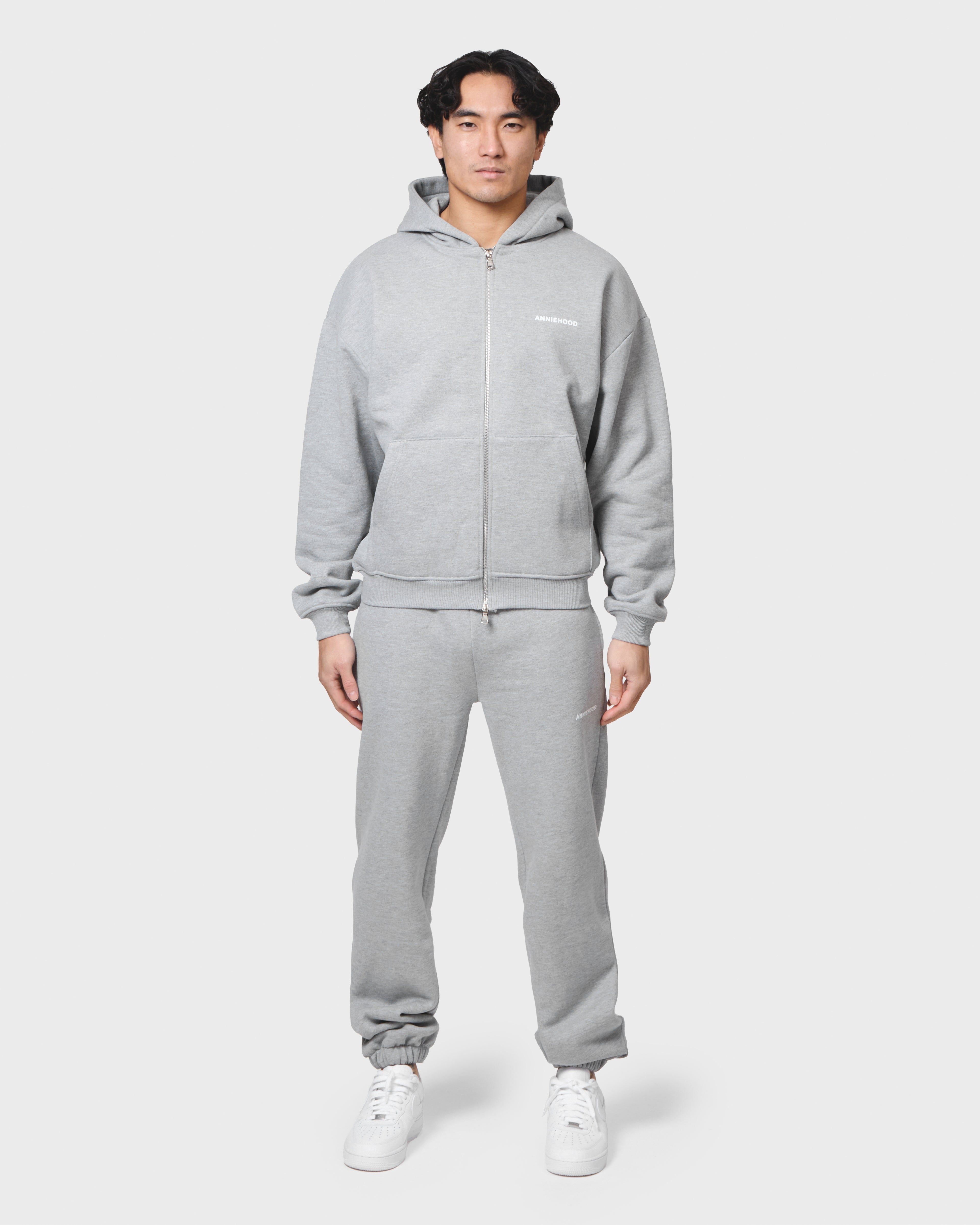 MINI LOGO ZIP - GREY