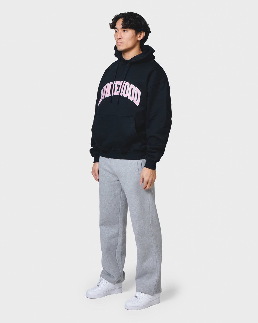 COLLEGE ARCH HOODY - NAVY