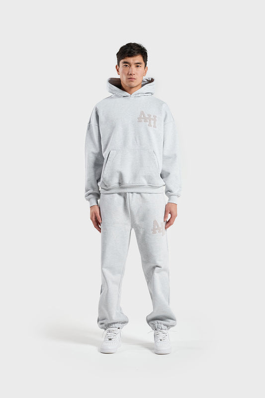 COLLEGE HOODY - GREY