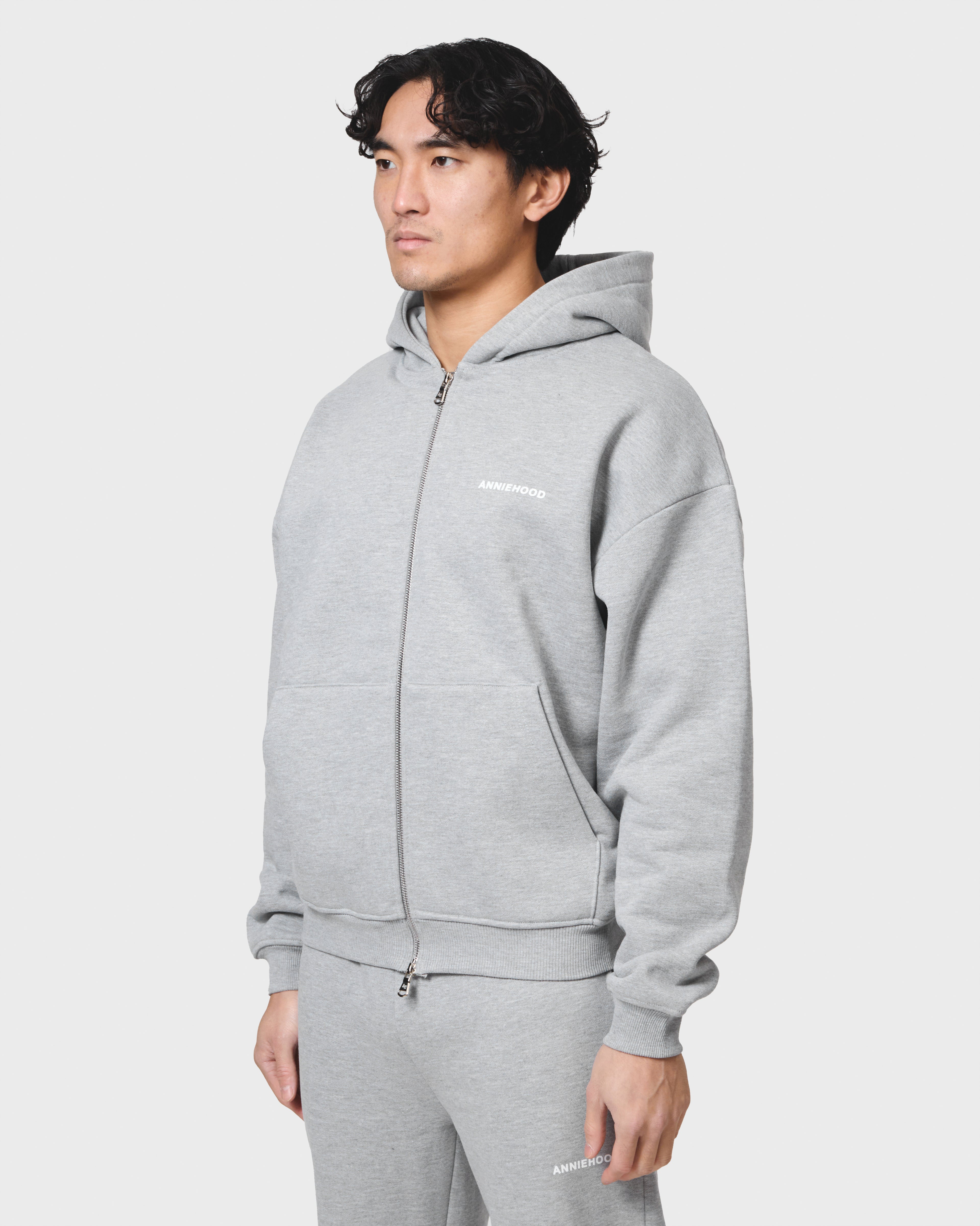 MINI LOGO ZIP - GREY