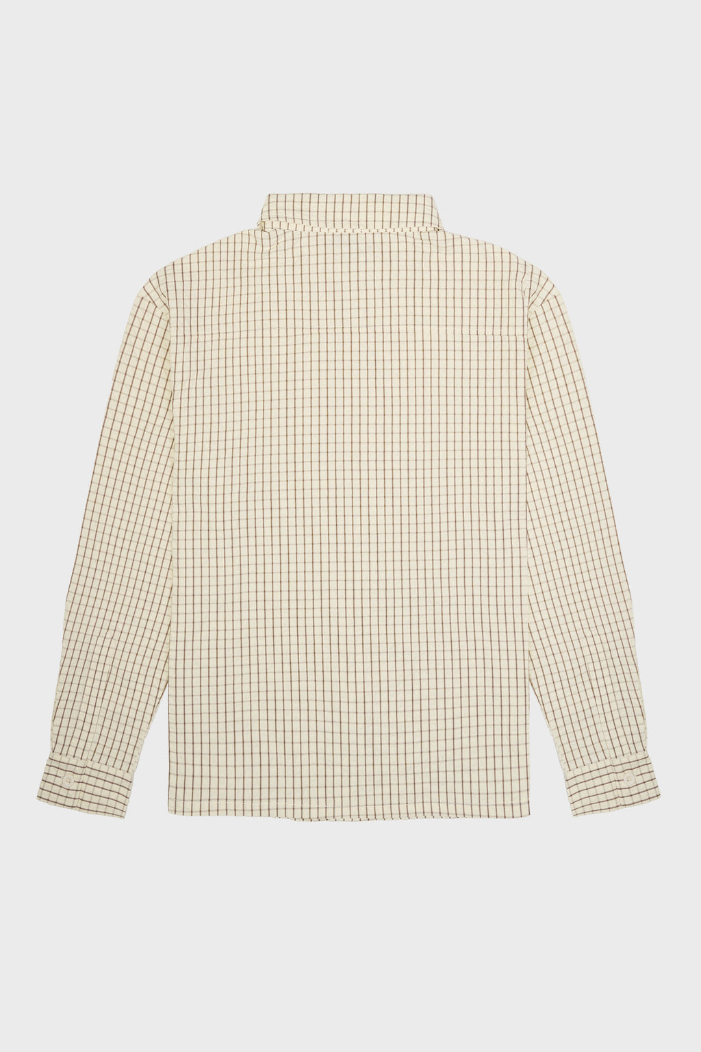 CHECK SHIRT - BEIGE