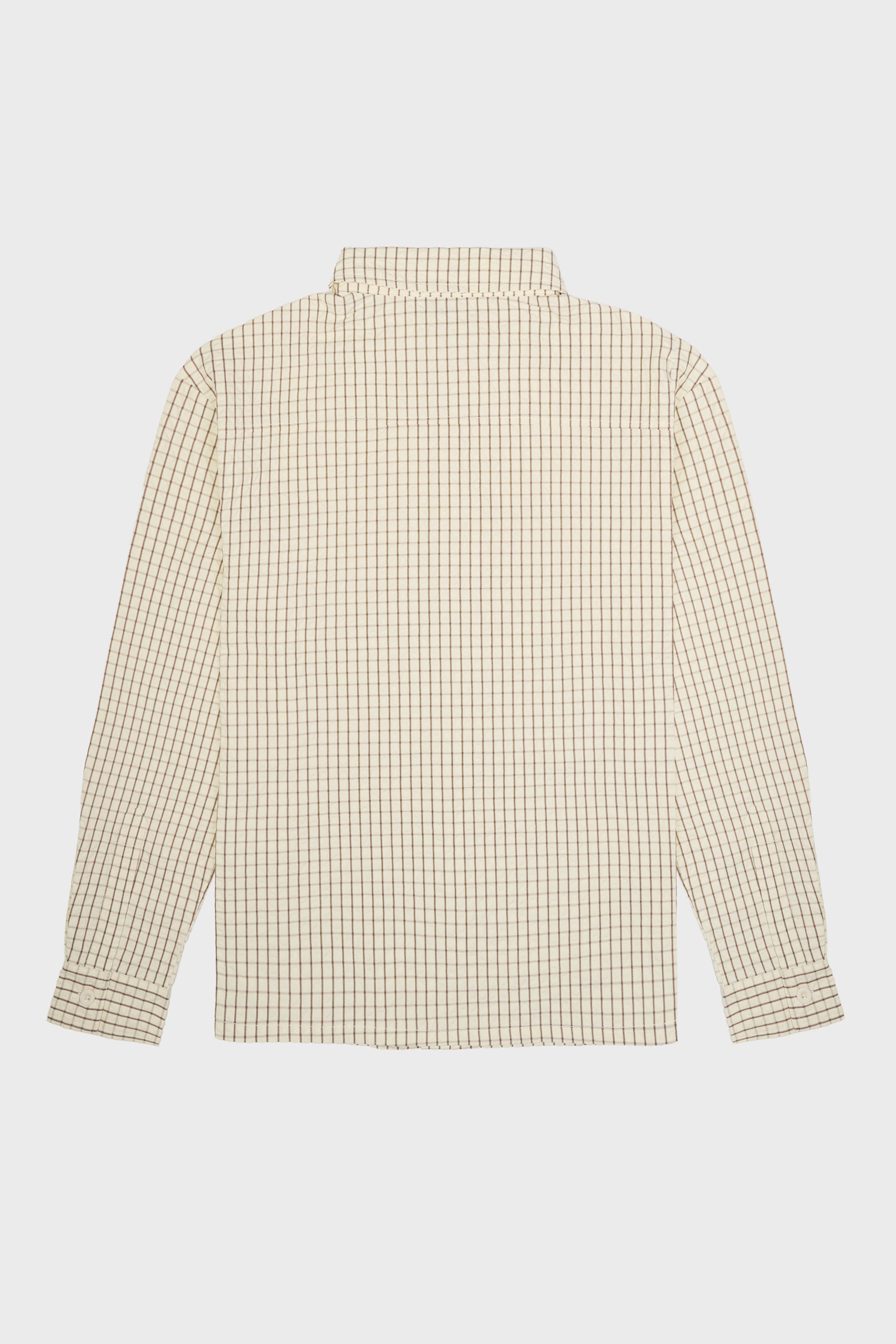 CHECK SHIRT - BEIGE