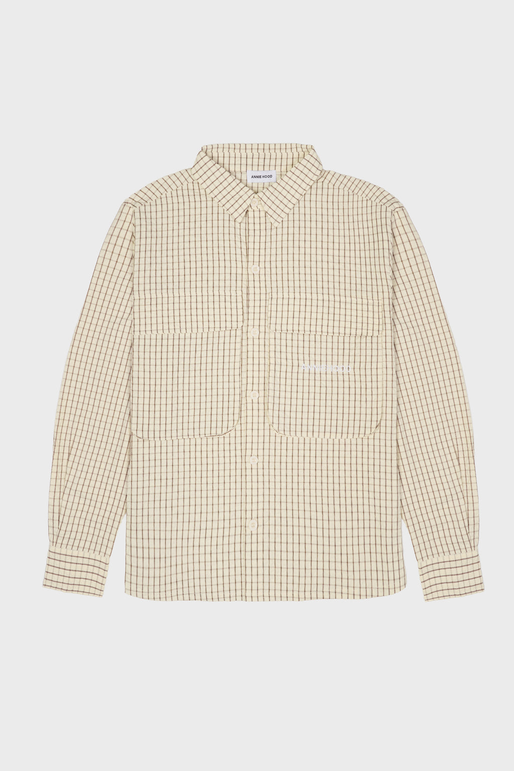 CHECK SHIRT - BEIGE