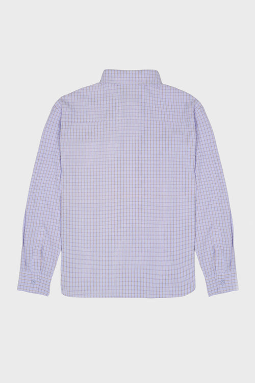 CHECK SHIRT - LILAC