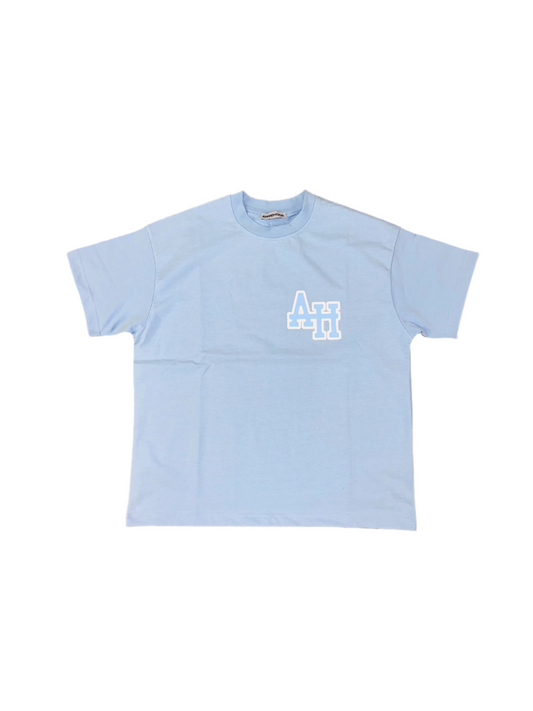 COLLEGE TSHIRT - POWDER BLUE