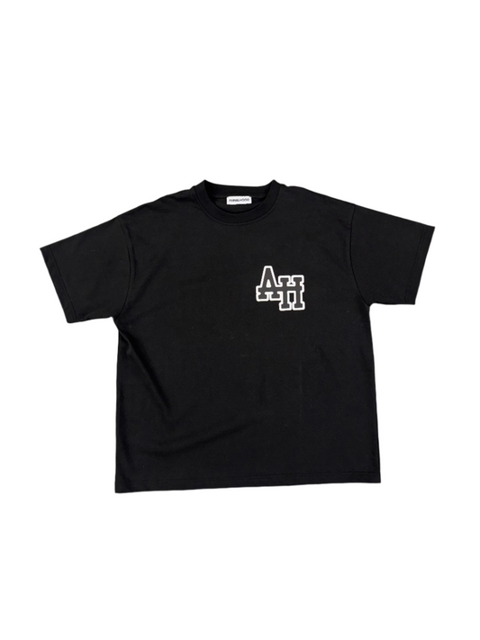 COLLEGE TSHIRT - BLACK